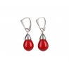 Red drop silver cone