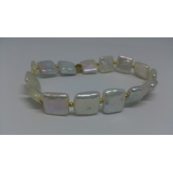 Scuare pearls braclet