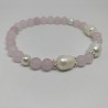 Rose quartz and pearls