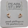 Gold plated silver earrings