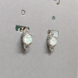 Opal Post Earrings