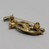 Black cat brooch