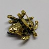 Golden spider brooch