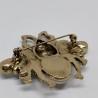 Antique gold bug brooch