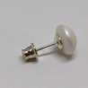 Swarovski pearl flat earrings