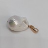 Pendant, huge white pearl