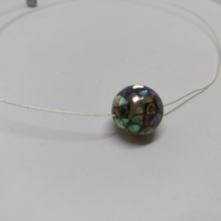 Semiprecious stone on wire