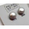 Super big pearl stud