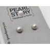 Tiny pearl studs