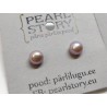 Tiny pearl studs