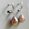 Baroque pearls earrings