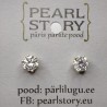Round Swarovski crystals earrings