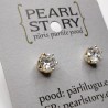 Round Swarovski crystals earrings