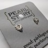 Deer stud earrings