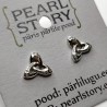 Knot stud earrings