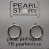 Ring stud earrings