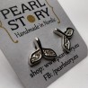 Mermaid stud earrings