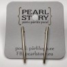 Short stick stud earrings