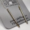 Short stick stud earrings