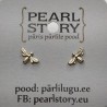 Bee stud earrings