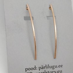 Long stick stud earrings