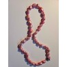 Pink pearl necklace