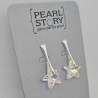 Starfish crystal earrings