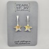 Starfish crystal earrings