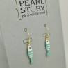 Tiny fish earrings