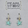 Tiny starfish earrings