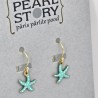 Tiny starfish earrings
