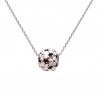 Ball pendant pink flowers