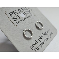 Ring stud earrings